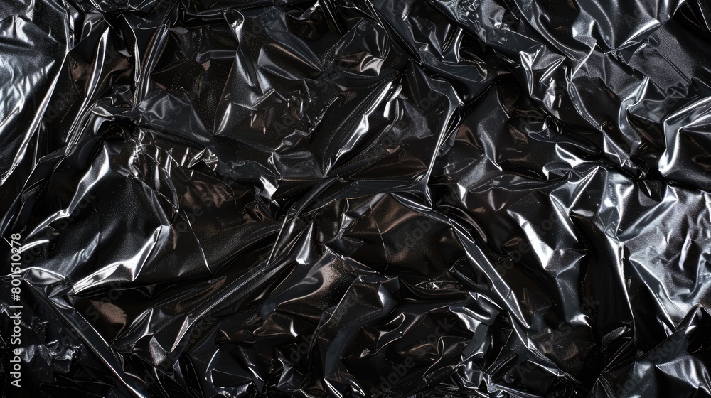 Wrinkled plastic texture. Generative AI Wrinkled plastic texture. Generative AI