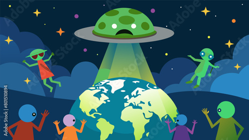 The world is in a state of chaos as alien invasions and abductions are a daily occurrence leaving the audience questioning their own existence.. photo