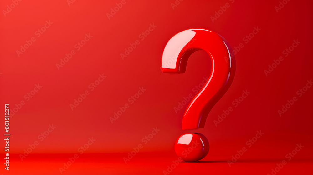 Question Mark on Red Gradient Question Mark on Red Gradient