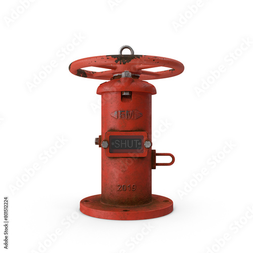 Old Fire Protection Indicator Posts photo