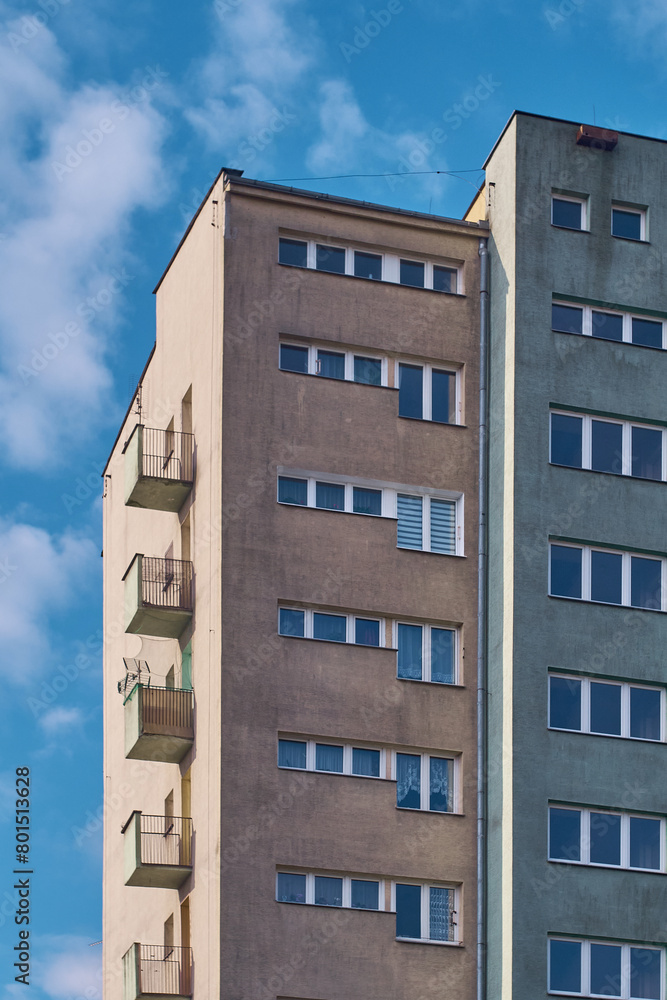 modernist apartment building