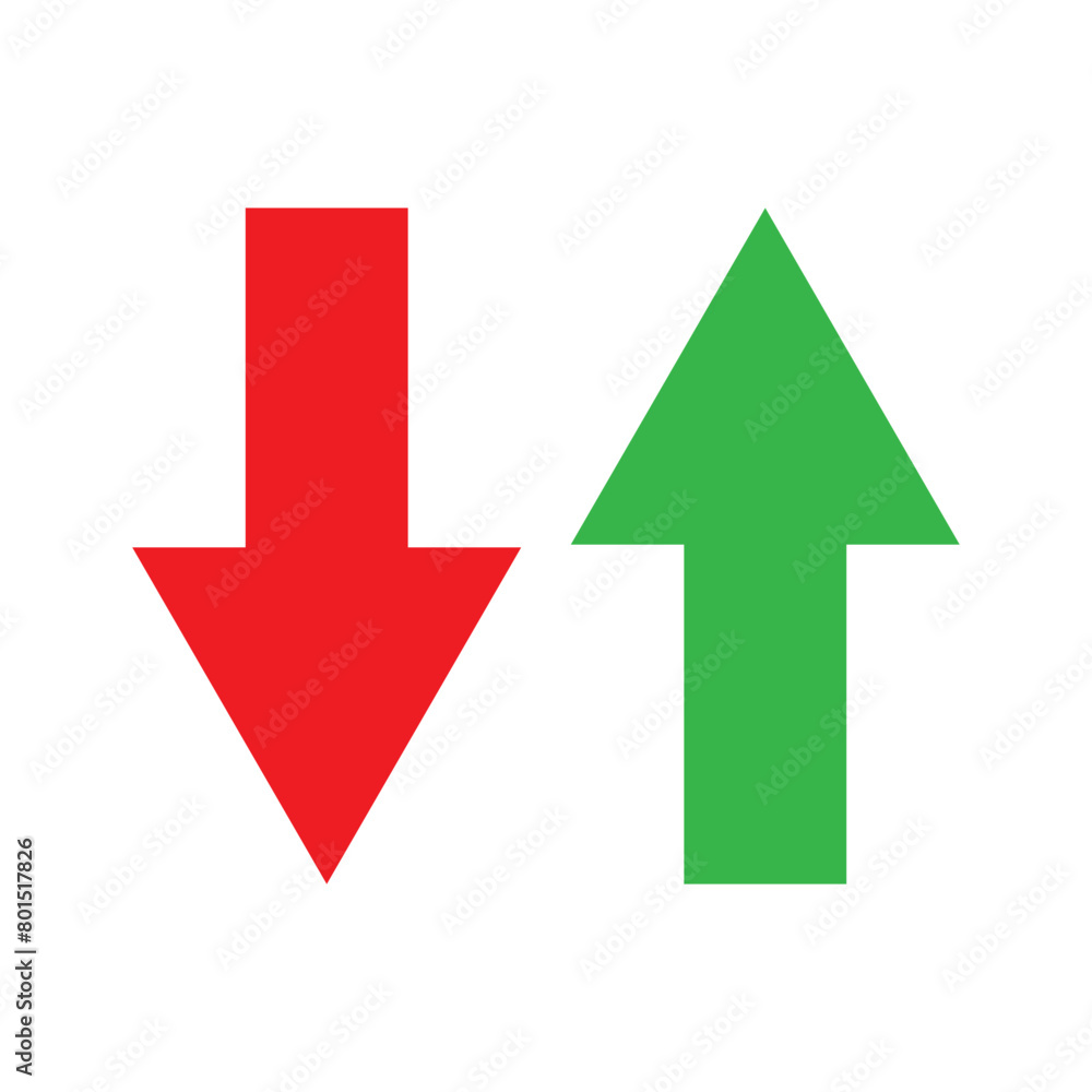 up and down arrows icon vector up and down arrows icon vector