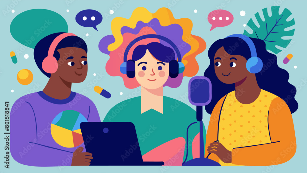 Through our educational podcast we aim to raise awareness and understanding about neurodiversity promoting a more inclusive and accepting society for. Vector illustration