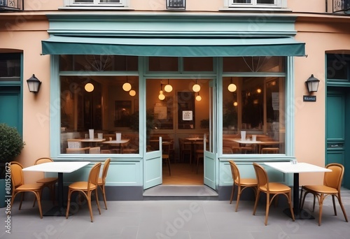 modernist style Charming Europeanstyle cafe with o (2) photo