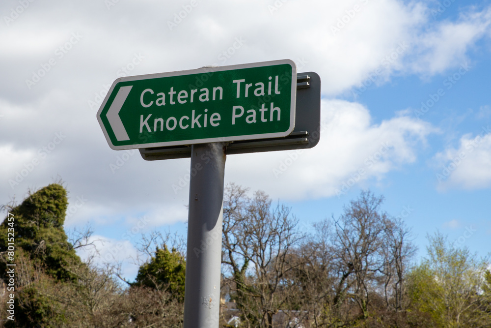 The Cateran Trail is a 103 km circular long-distance walking route in central Scotland. UK. The trail has no official beginning or end and can be joined at any stage. Perth, Kinross Countryside Trust The Cateran Trail is a 103 km circular long-distance walking route in central Scotland. UK. The trail has no official beginning or end and can be joined at any stage. Perth, Kinross Countryside Trust