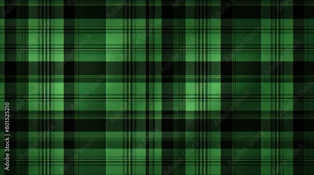 Green plaid fabric texture useful as a background Green plaid fabric texture useful as a background