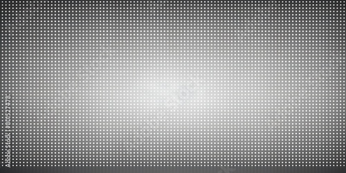 Silver LED screen texture dots background display light TV pixel pattern monitor screen blank empty pattern with copy space for product design or text 