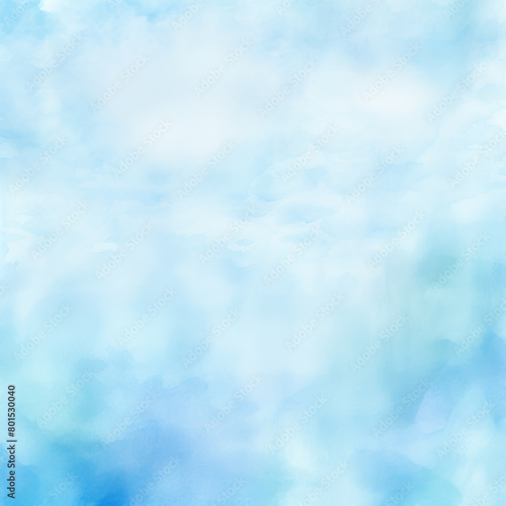 Sky Blue barely noticeable watercolor light soft gradient pastel background minimalistic pattern with copy space texture for display products blank 