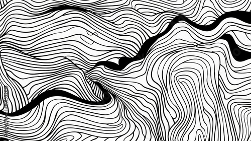 Abstract line art patterns inspired by nature  perfect for background images on a travel blog.