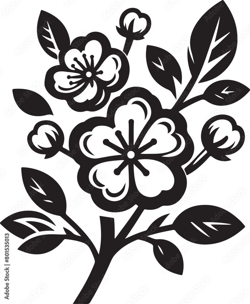 custom made wallpaper toronto digitalblack and white flower