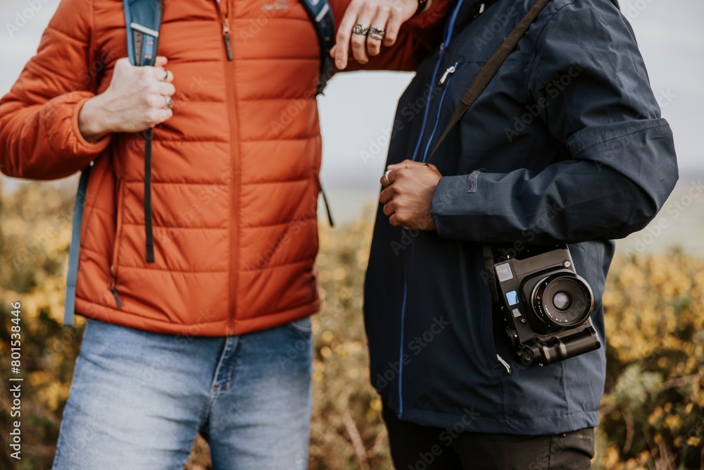 Men wearing jackets for outdoor activity photo Men wearing jackets for outdoor activity photo