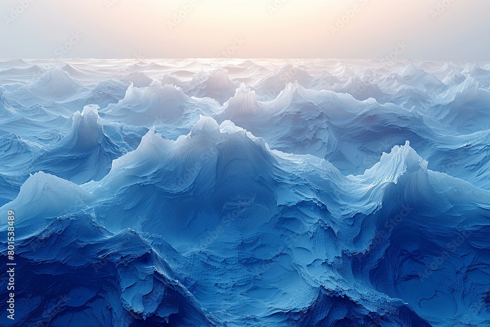 Abstract background with waves crashing against the shore Abstract background with waves crashing against the shore