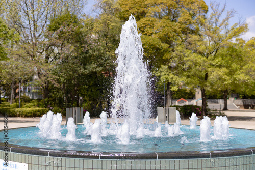 公園の噴水