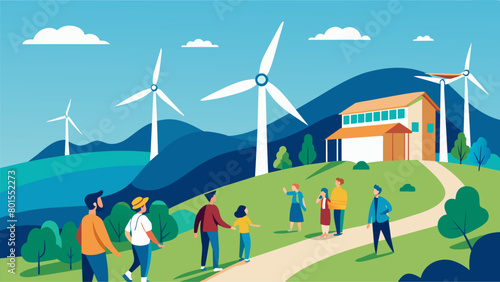 The towns rumor mill has become so intertwined with the wind farm that it is now a popular tourist attraction with visitors taking tours to learn.