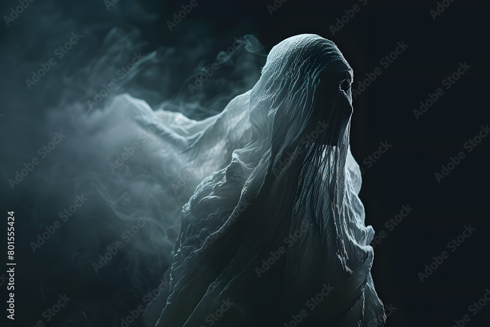scary ghost on dark background scary ghost on dark background