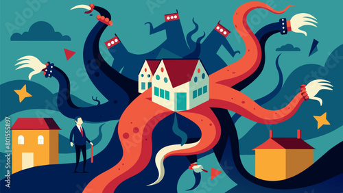 The tentacles of political manipulation were so widespread that even the smallest communities were not safe from its influence..