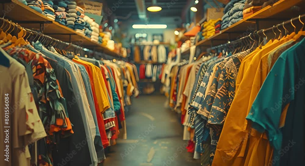 custom made wallpaper toronto digitalSecondhand clothes racks with assorted garments for sale at a charity shop. Concept Secondhand Clothing, Charity Shop, Assorted Garments, Garment Racks, Sustainable Fashion