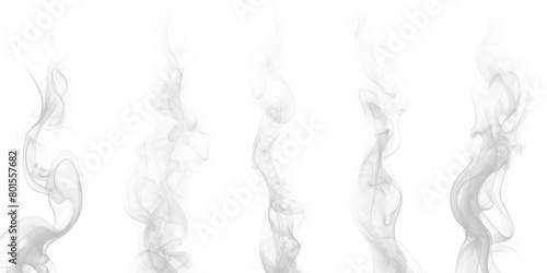 set bundle white grey smoke vapor fume swirls and shapes texture PNG transparent background isolated graphic resource
