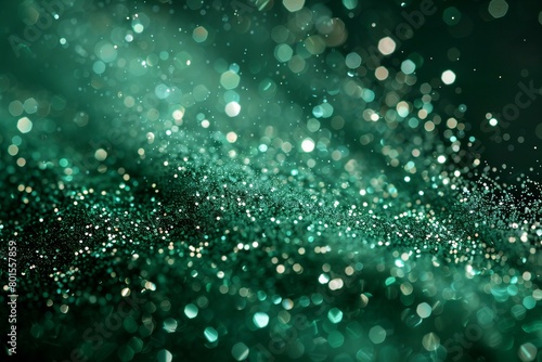 Glistening Aventurine Dust with Green Sparkle Effect