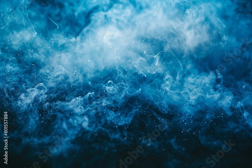 Ethereal Blue Mist and Dust Effect with Serene Visuals