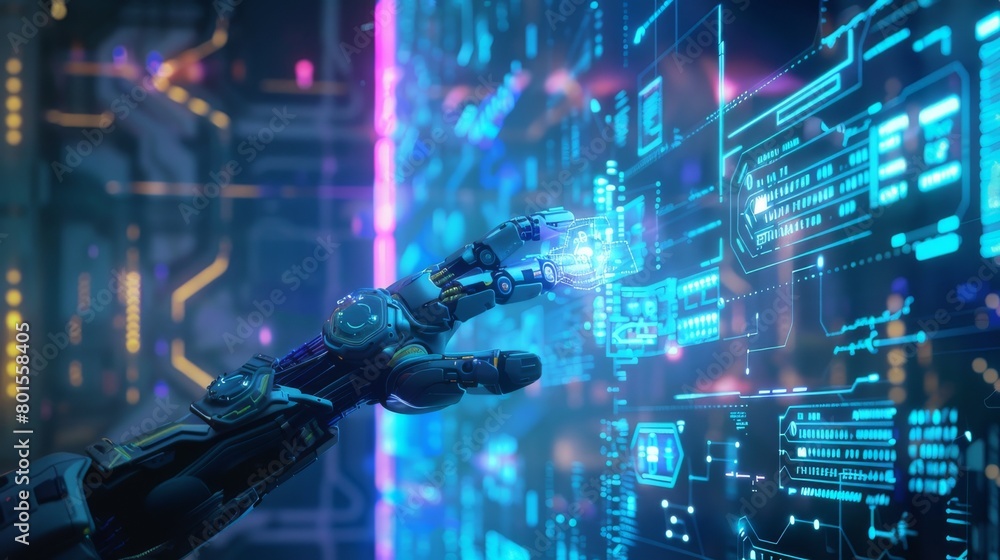 Advanced Robot Interfacing with Holographic Data in a High-Tech Facility
Advanced Robot Interfacing with Holographic Data in a High-Tech Facility