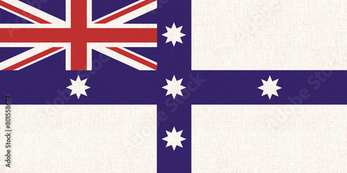 Best Australian flag on fabric texture. Illustration of Happy Australia Flag Day © alexmak
