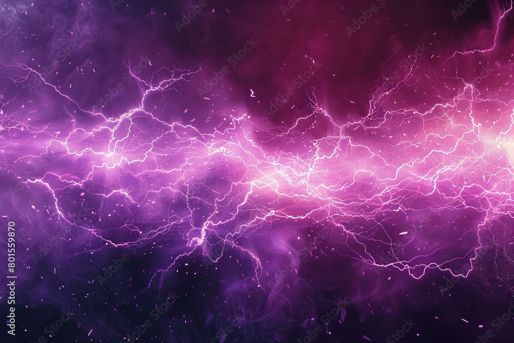 Majestic Magenta Lightning Bolts in Mysterious Cosmic Storm Majestic Magenta Lightning Bolts in Mysterious Cosmic Storm