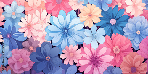 Floral abstract background