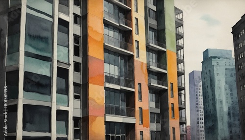 Urban Steel  A Contemporary Architectural Exploration Through Fiery Exterior Detail