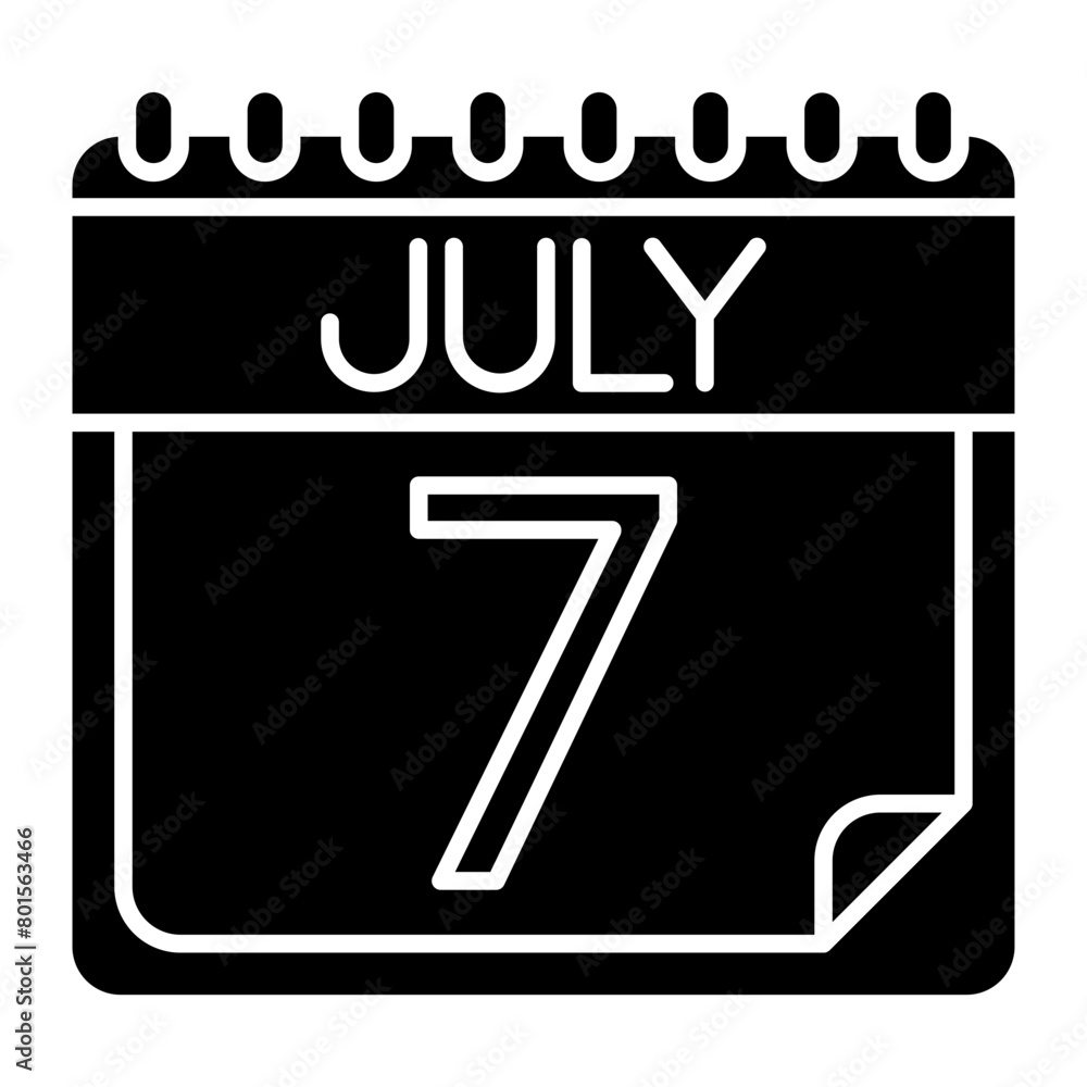 July Icon Design For Personal And Commercial Use July Icon Design For Personal And Commercial Use