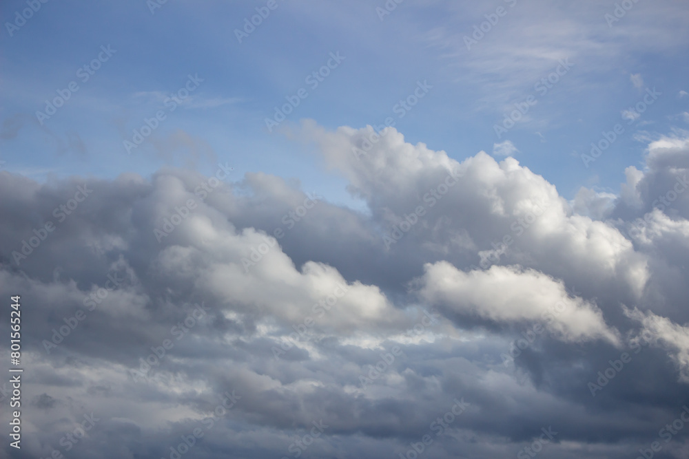 White clouds and blue sky White clouds and blue sky