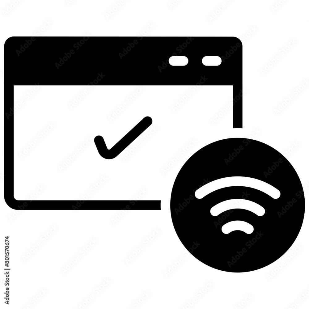 web online solid icon web online solid icon