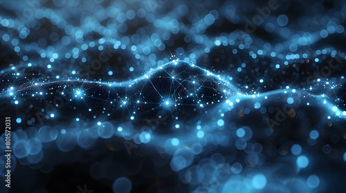 Elegant Digital Network Canvas: A Futuristic Design Concept