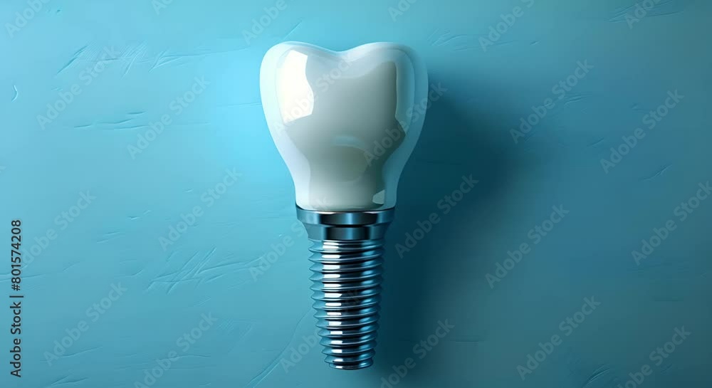 Dental implant tooth replacement with a screwlike structure for stability. Concept Dental Implants, Tooth Replacement, Screwlike Structure, Stability, Oral Health Dental implant tooth replacement with a screwlike structure for stability. Concept Dental Implants, Tooth Replacement, Screwlike Structure, Stability, Oral Health