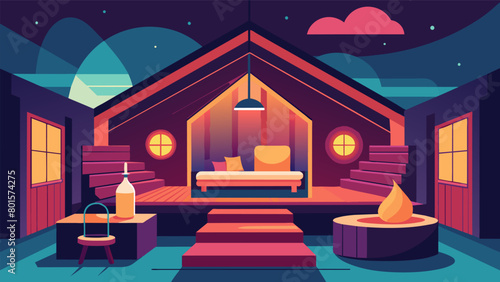 The perfect blend of luxury and relaxation this home spa boasts a spacious infrared sauna a cozy lounge area and luxurious amenities to enhance your.