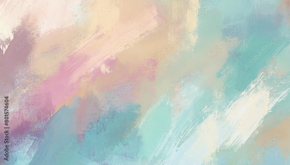 abstract background in pastel colors with brush strokes texture