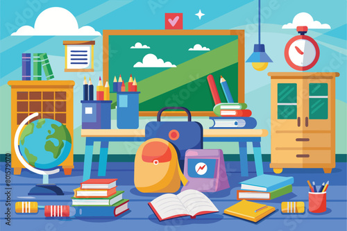 back to school concept vector