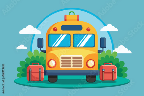 back to school concept vector