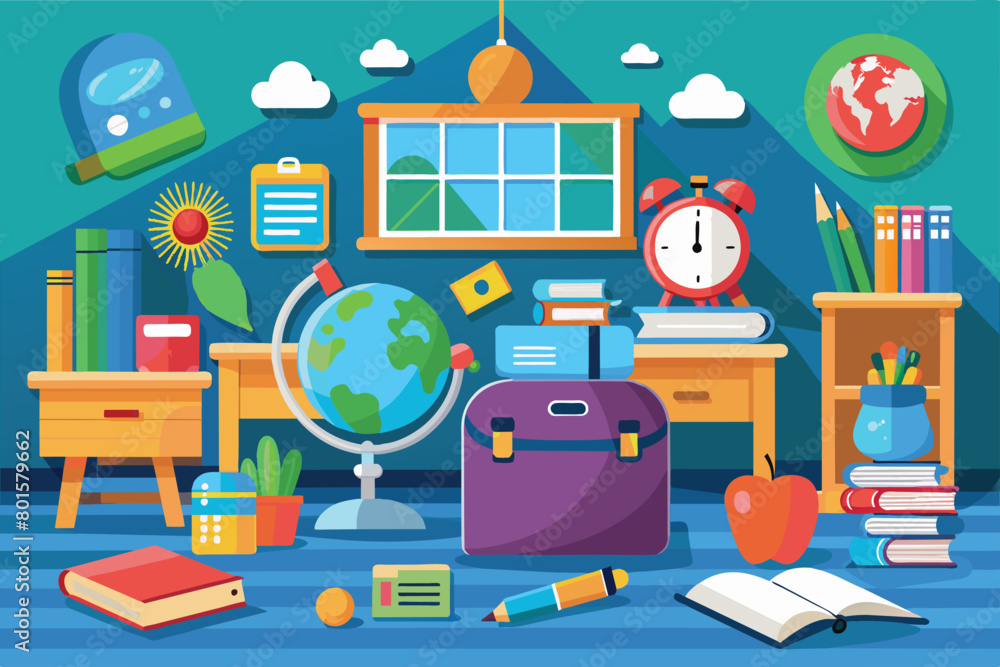back to school concept vector back to school concept vector