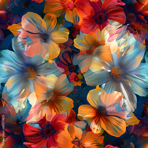 background with flowers