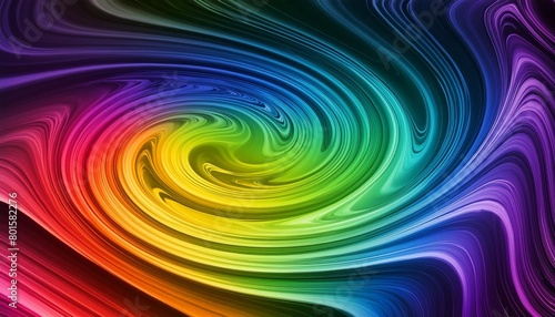 colorful rainbow swirling abstract design background