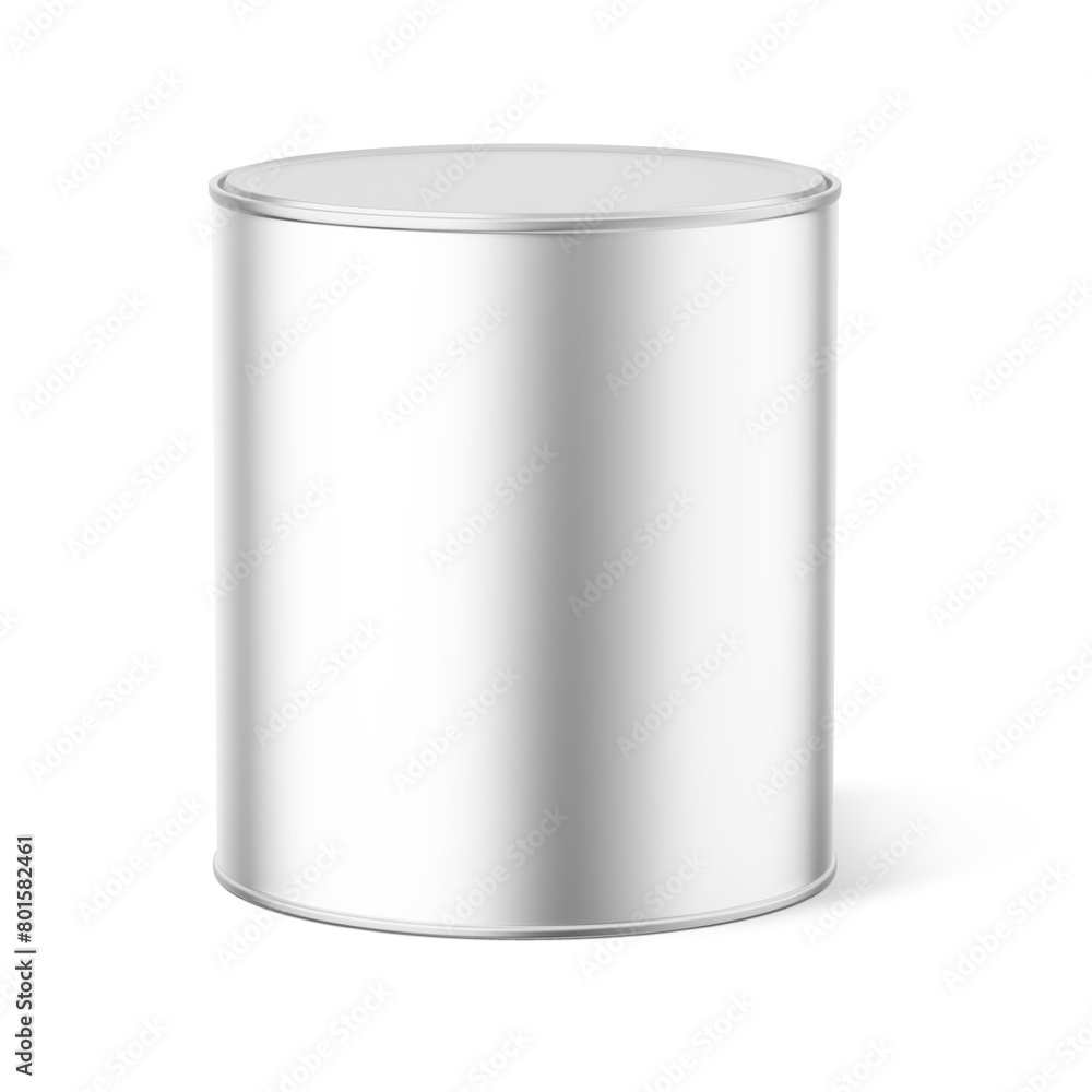 metal tin can isolated on white metal tin can isolated on white