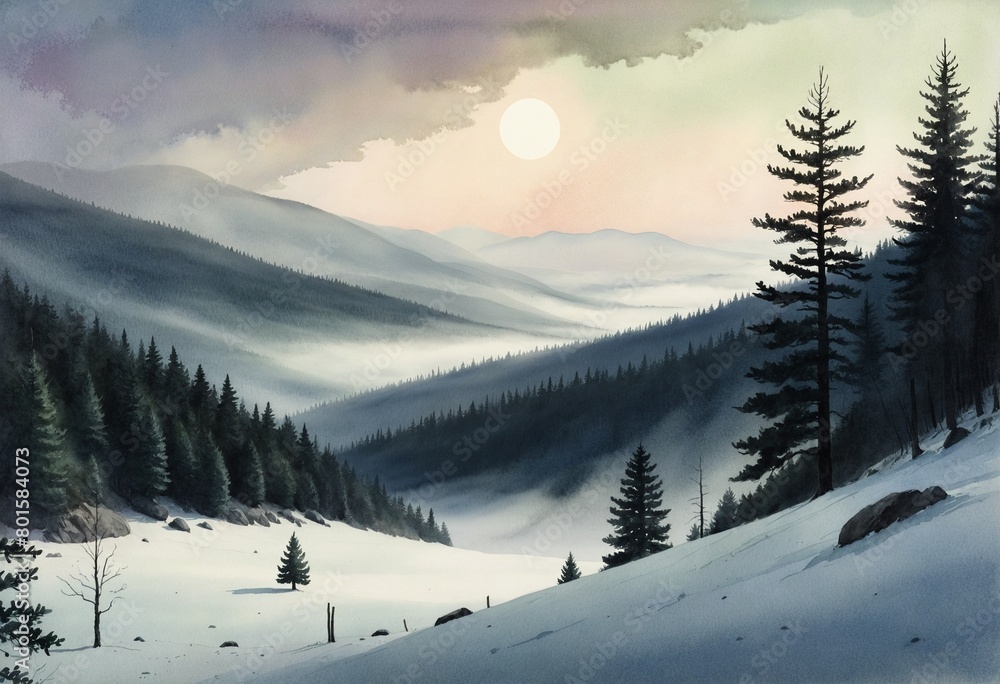 Fototapeta premium Christmas Tree Forest Adventure_DECLARE_