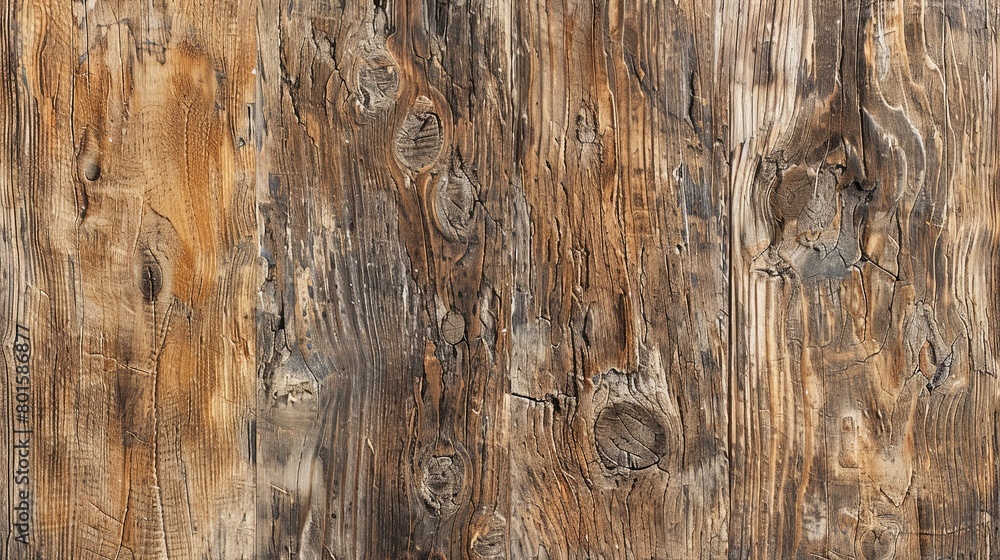 A wooden surface with many holes and a grainy texture A wooden surface with many holes and a grainy texture