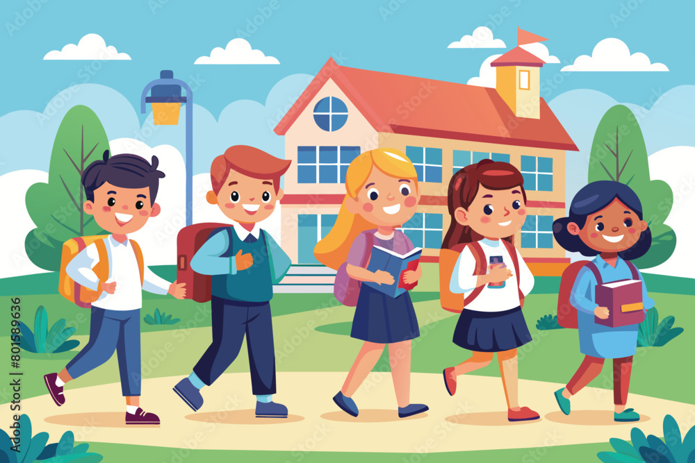 back to school concept vector Illustration back to school concept vector Illustration