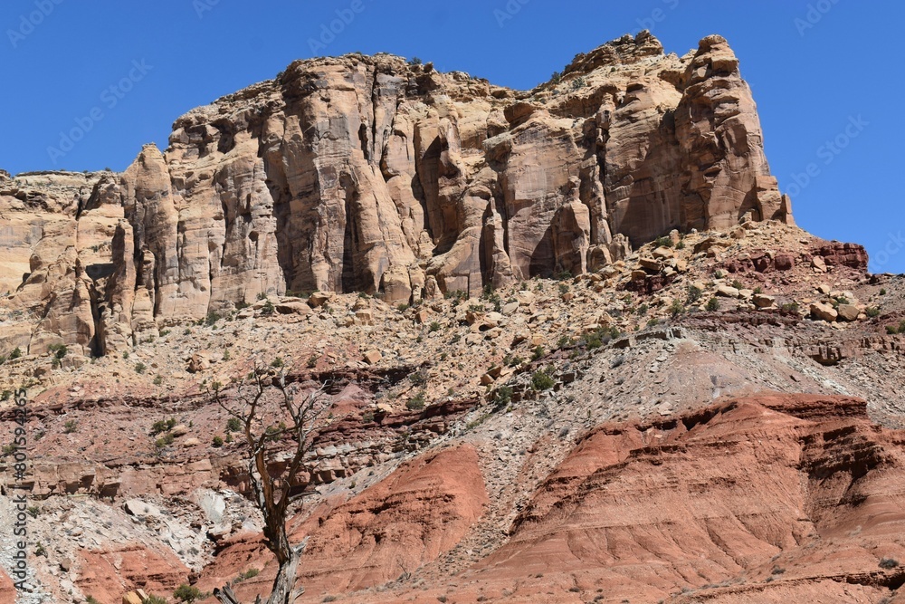 Monolith in the Utah Desert 