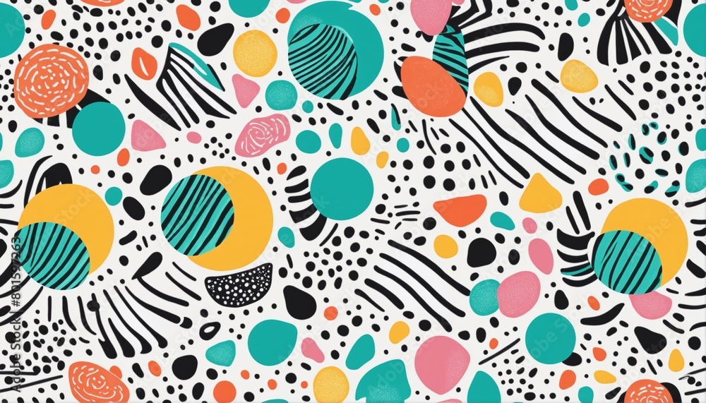 Simple and minimalist geometric shapes in black and white pattern design Simple and minimalist geometric shapes in black and white pattern design