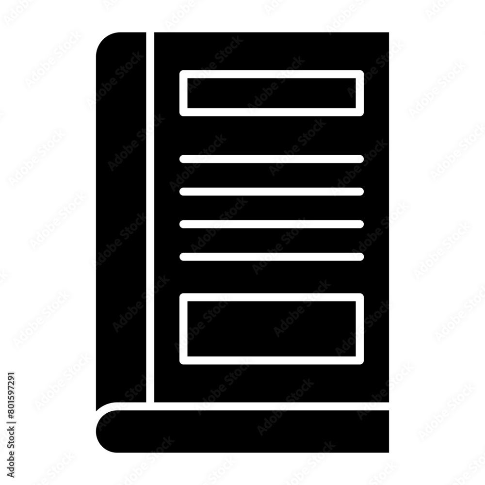 Journal Book Line Icon