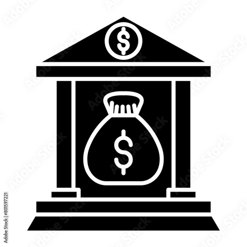 Fixed Asset Line Icon
