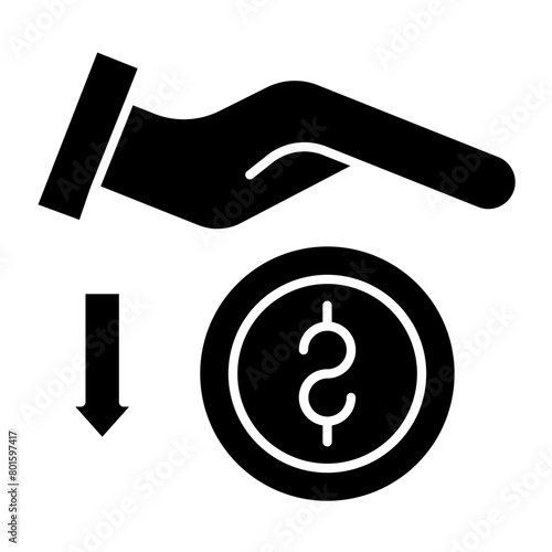 Depreciation Line Icon